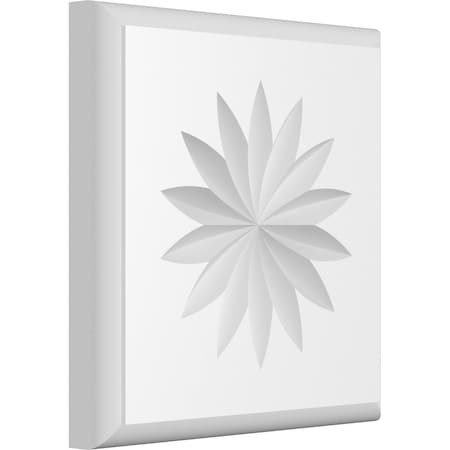 Standard Sedgwick Flower Rosette With Rounded Edge, 4W X 4H X 1/2P